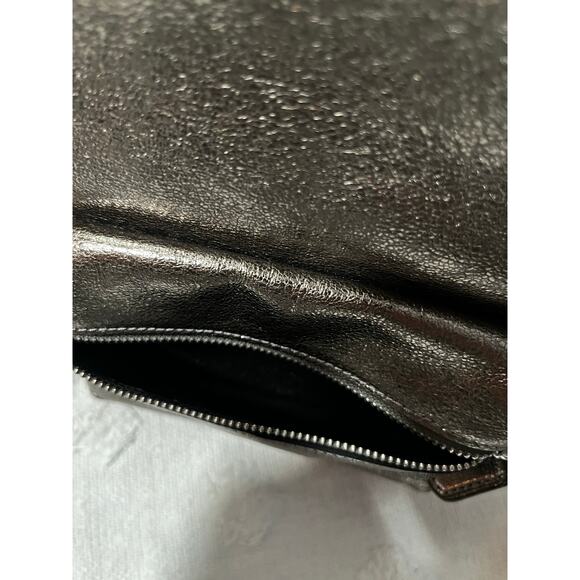 Coach Mini Charlie Backpack F35238 Metallic Gold Sparkle Crackle Leather - Picture 4 of 9